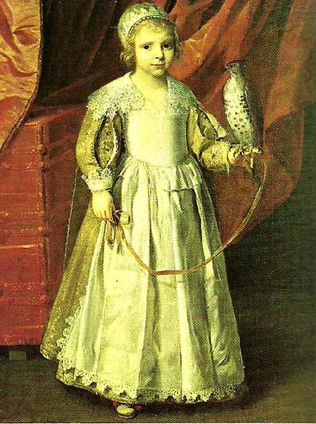 Philippe de Champaigne little girl with falcon oil painting picture